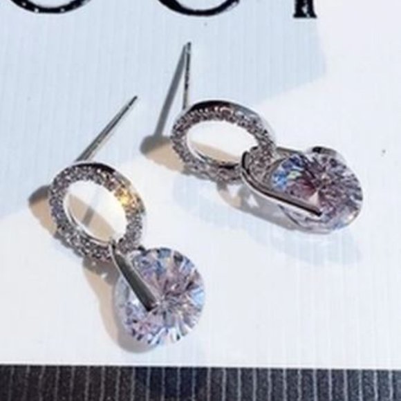 ❤️Dainty Fashion Small Circle Delicate Rose Gold Earrings For Women, F113 - Picture 8 of 9